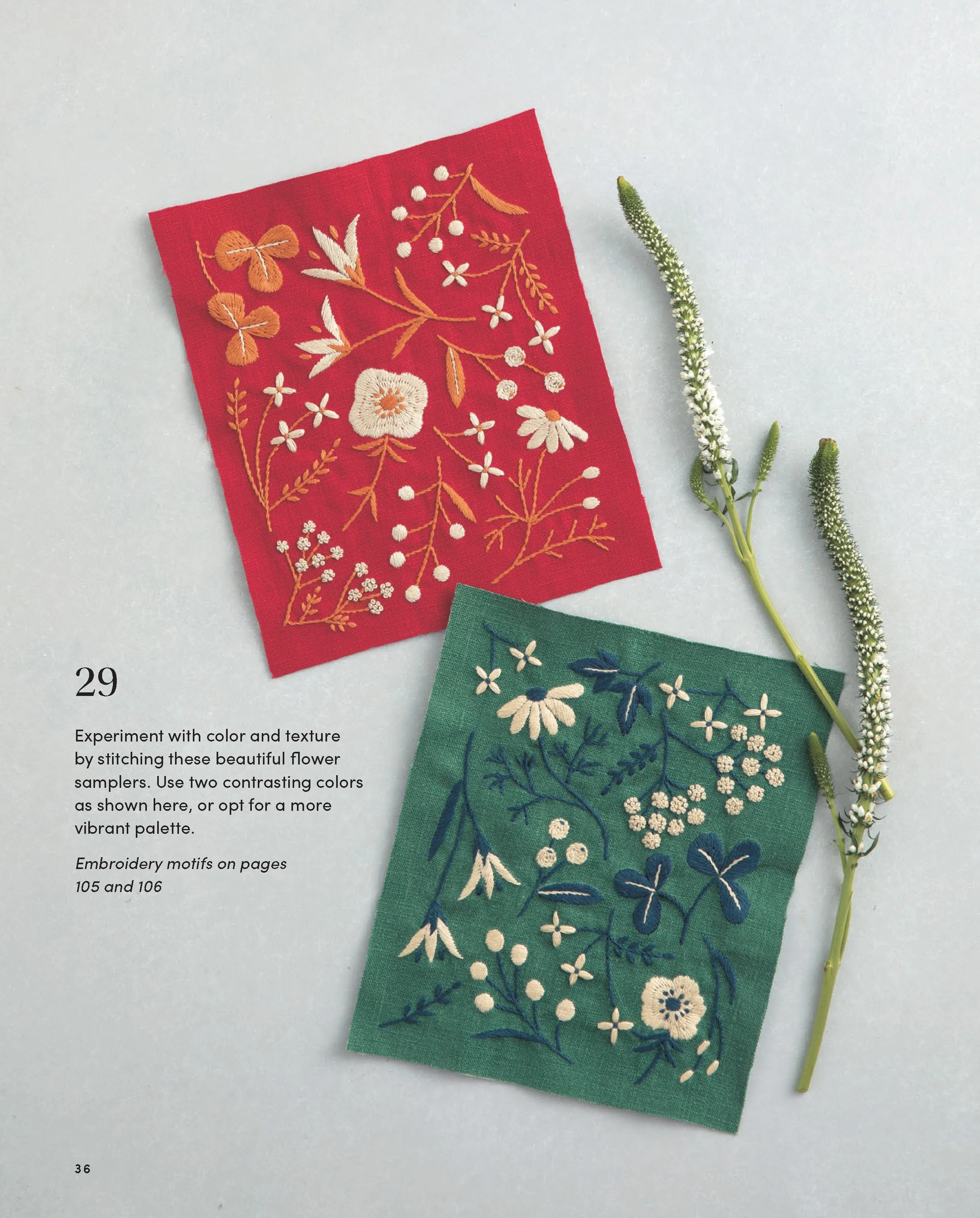 Artful Botanical Embroidery — Zakka Workshop Retail